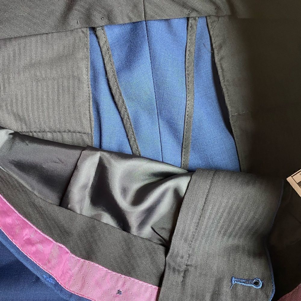 Tiglio Italian Wool Men’s Dress Pants 36 S NWOT - Picture 4 of 9